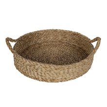 Load image into Gallery viewer, Better Homes & Gardens 16" Round Natural Colored Water Hyacinth Woven Tray Nature4uhome