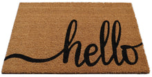 Load image into Gallery viewer, Nature4u Home Coir Hello Doormat 18"x30" ideal for indoor or outdoor use. Nature4uhome