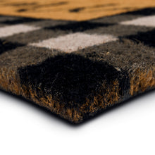 Load image into Gallery viewer, Nature4u Home Coir Plaid Doormat 18"x30" ideal for indoor or outdoor use. Nature4uhome