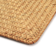 Load image into Gallery viewer, Rectangular Woven Placemats, Rattan Wicker Table Mats, 17" x 12", Natural Seagrass Place Mats Nature4uhome