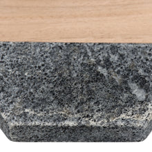 Load image into Gallery viewer, Better Homes & Gardens 4-Piece Wood and Stone Coaster Set Nature4uhome