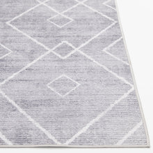 Load image into Gallery viewer, Better Homes & Gardens Diamond Machine Washable Area Rug, Gray, 5'x7' Nature4uhome