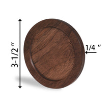 Load image into Gallery viewer, CONSDAN Cup Coasters, USA Grown Hardwood, Wooden Cup Coasters Set, 6 Pcs a set Nature4uhome