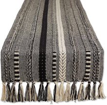 Load image into Gallery viewer, Hand Woven boho Stripe Table Runner Collection with Fringe Nature4uhome