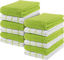 Load image into Gallery viewer, Kitchen Towels set 15 x 25 Inches, 100% Ring Spun Cotton Super Soft Tea Towels and Bar Towels Nature4uhome