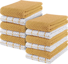 Load image into Gallery viewer, Kitchen Towels set 15 x 25 Inches, 100% Ring Spun Cotton Super Soft Tea Towels and Bar Towels Nature4uhome