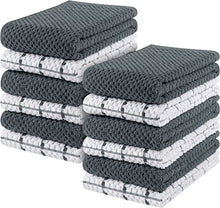 Load image into Gallery viewer, Kitchen Towels set 15 x 25 Inches, 100% Ring Spun Cotton Super Soft Tea Towels and Bar Towels Nature4uhome