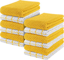 Load image into Gallery viewer, Kitchen Towels set 15 x 25 Inches, 100% Ring Spun Cotton Super Soft Tea Towels and Bar Towels Nature4uhome