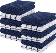 Load image into Gallery viewer, Kitchen Towels set 15 x 25 Inches, 100% Ring Spun Cotton Super Soft Tea Towels and Bar Towels Nature4uhome
