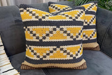 Load image into Gallery viewer, NATURE4U Set of 2 Boho Throw Pillow Covers for Couch, 18 x 18 Inch Nature4uhome