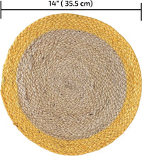 Load image into Gallery viewer, Nature4u 100% Jute Hand Braided Placemat Set of 4 ( 14” Dia) Nature4uhome