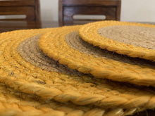 Load image into Gallery viewer, Nature4u 100% Jute Hand Braided Placemat Set of 4 ( 14” Dia) Nature4uhome