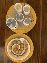 Load image into Gallery viewer, Nature4u Home 100% Jute Hand Braided Placemat Set of 4 Round Placemat Nature4uhome