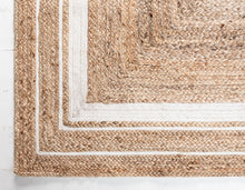 Load image into Gallery viewer, Nature4u hone Braided Jute Natural Fiber Vintage Area Rug or Runner Nature4uhome