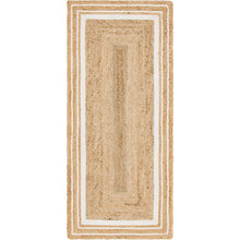 Load image into Gallery viewer, Nature4u hone Braided Jute Natural Fiber Vintage Area Rug or Runner Nature4uhome