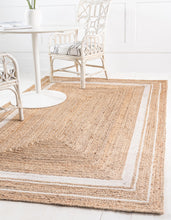 Load image into Gallery viewer, Nature4u hone Braided Jute Natural Fiber Vintage Area Rug or Runner Nature4uhome