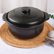 Load image into Gallery viewer, Rattan Placemats , Round Hand Woven Rattan Placemats for Dining Table 11.8in/30cm Set of 4 & 13 in set of 2 Nature4uhome