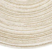 Load image into Gallery viewer, Round Braided Placemats Set Washable 15 inch Round Table Placemat Nature4uhome