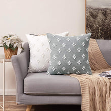 Load image into Gallery viewer, Set of 2 Decorative Throw Pillow Covers Rhombic Jacquard Pillowcase Soft Square Cushion Case Nature4uhome