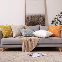 Load image into Gallery viewer, Set of 2 Decorative Throw Pillow Covers Rhombic Jacquard Pillowcase Soft Square Cushion Case Nature4uhome