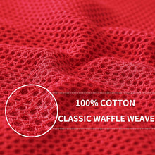 Load image into Gallery viewer, nature4uhome 100% Cotton Waffle Weave Kitchen Dish Cloths, Ultra Soft Absorbent Quick Drying Dish Towels, 12x12 Inches, 6-Pack, Dark Grey Nature4uhome