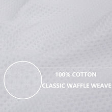 Load image into Gallery viewer, nature4uhome 100% Cotton Waffle Weave Kitchen Dish Cloths, Ultra Soft Absorbent Quick Drying Dish Towels, 12x12 Inches, 6-Pack, Dark Grey Nature4uhome