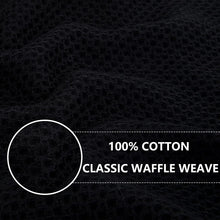 Load image into Gallery viewer, nature4uhome 100% Cotton Waffle Weave Kitchen Dish Cloths, Ultra Soft Absorbent Quick Drying Dish Towels, 12x12 Inches, 6-Pack, Dark Grey Nature4uhome