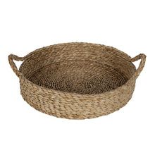 Load image into Gallery viewer, Better Homes &amp; Gardens 16&quot; Round Natural Colored Water Hyacinth Woven Tray Nature4uhome
