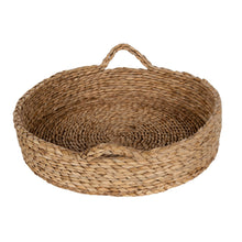 Load image into Gallery viewer, Better Homes &amp; Gardens 16&quot; Round Natural Colored Water Hyacinth Woven Tray Nature4uhome
