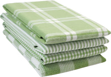 Load image into Gallery viewer, LINEN Kitchen Towels and Dishcloths Set -Cotton Dish Cloths, 18”x 28&quot; Nature4uhome
