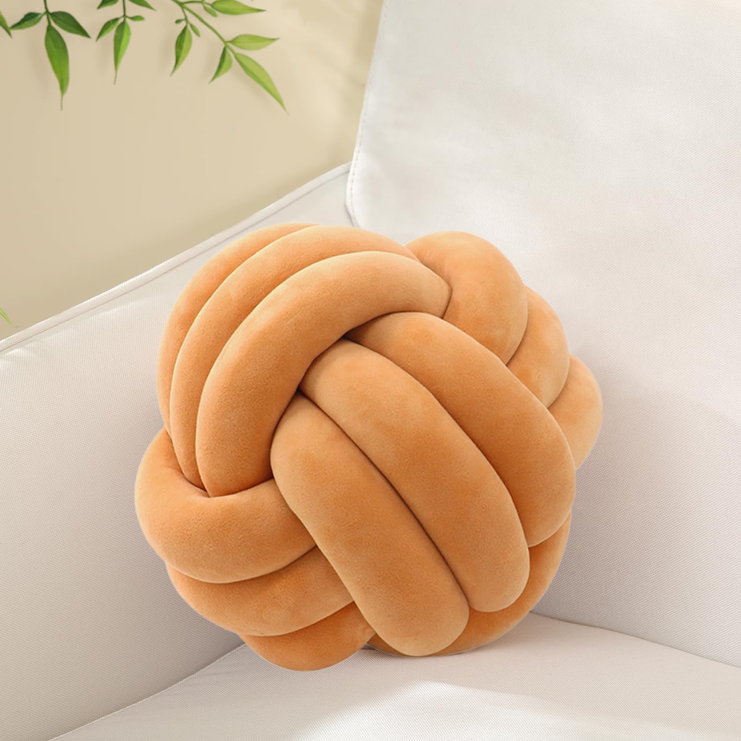  Sioloc Soft Knot Ball Pillows, Throw Cushion Home