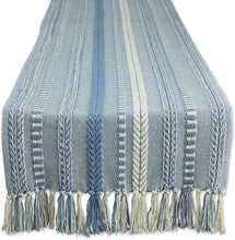 Load image into Gallery viewer, Hand Woven boho Stripe Table Runner Collection with  Fringe Nature4uhome
