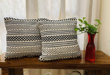 Load image into Gallery viewer, Nature4u Home Boho Hand woven Throw Pillow Covers  set of 2, size 18 x 18 Nature4uhome
