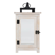 Load image into Gallery viewer, Nature4u Homes &amp; Gardens Large Wood &amp; Metal Lantern, White Nature4uhome
