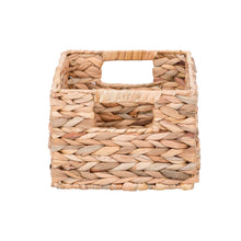 Load image into Gallery viewer, Nature4u Homes &amp; Gardens Woven Natural Water Hyacinth Organizational Basket Set of 3 Nature4uhome
