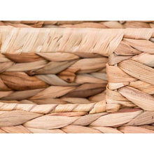 Load image into Gallery viewer, Nature4u Homes &amp; Gardens Woven Natural Water Hyacinth Organizational Basket Set of 3 Nature4uhome
