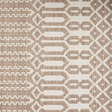 Load image into Gallery viewer, Nature4u home Geometric linen and Ivory Outdoor Rug Nature4uhome
