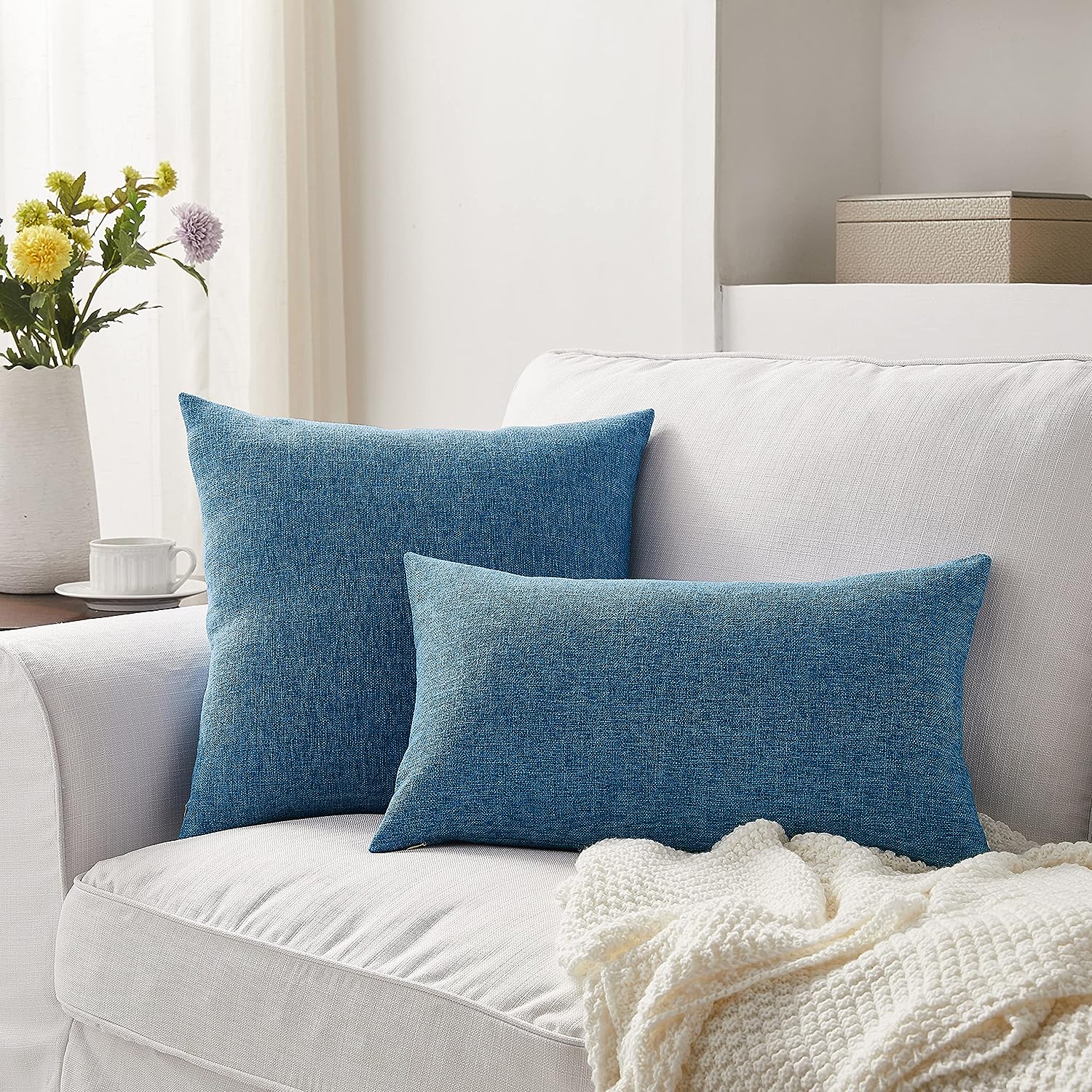 Amazon Modern Farmhouse Throw Pillows With Zippers CURRAMET