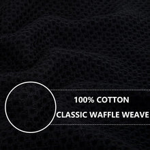 Load image into Gallery viewer, nature4uhome 100% Cotton Waffle Weave Kitchen Dish Cloths, Ultra Soft Absorbent Quick Drying Dish Towels, 12x12 Inches, 6-Pack, Dark Grey Nature4uhome
